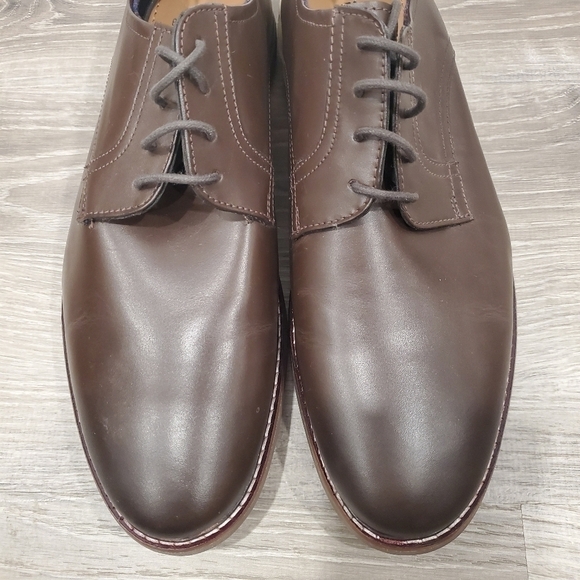 NEW Ben Sherman Birk Plain Toe Brown Leather Shoes main image 8